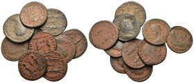 Lot of 10 Roman Imperial Æ coins, to be catalog. Lot sold as is, no return.