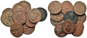 Lot of 10 Roman Imperial Æ coins, to be catalog. Lot sold as is, no return.