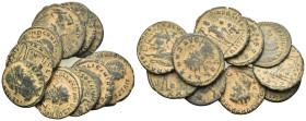 Lot of 10 Roman Imperial Æ coins, to be catalog. Lot sold as is, no return.