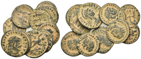 Lot of 10 Roman Imperial Æ coins, to be catalog. Lot sold as is, no return.