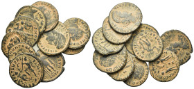 Lot of 10 Roman Imperial Æ coins, to be catalog. Lot sold as is, no return.