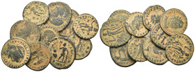 Lot of 10 Roman Imperial Æ coins, to be catalog. Lot sold as is, no return.