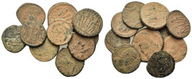 Lot of 10 Æ Roman Imperial coins, to be catalog. Lot sold as is, no return.