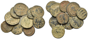 Lot of 10 Æ Roman Imperial coins, to be catalog. Lot sold as is, no return.
