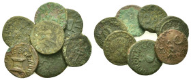 Lot of 7 Æ Imperial quadrans, to be catalog. Lot sold as is, no return.