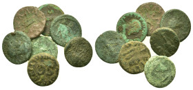 Lot of 7 Æ Imperial quadrans, to be catalog. Lot sold as is, no return.