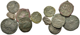 Lot of 6 Roman Imperial and Byzantine Æ coins, to be catalog. Lot sold as is, no return.
