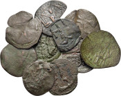 Lot of 10 Byzantine Æ coins, to be catalog. Lot sold as is, no return.