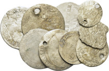 Lot of 9 World AR coins, to be catalog. Lot sold as is, no return.