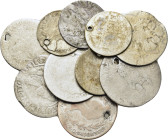 Lot of 10 World AR coins, to be catalog. Lot sold as is, no return.