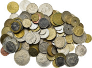 Lot of 100 AR and AE modern coins. Lot sold as is, no return.