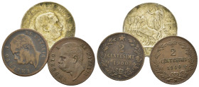 Lot of 3 World Coins. Lot as sold as is, no return.