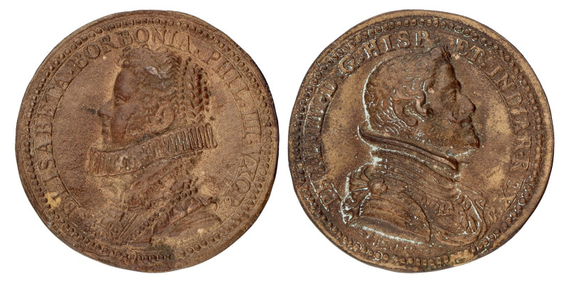 No reserve - Belgium. Austrian Netherlands. N.D. (ca 1630). Philip IV and Elizab...