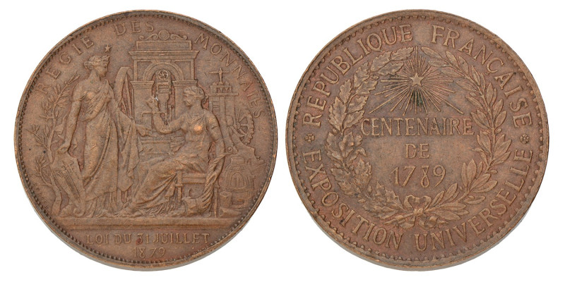 No reserve - France. 1879. Centenary of the French Revolution - Exposition Unive...