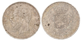 No reserve - Belgium. Leopold II. 5 Francs. 1867.
Position A. M. 154. 25,04 g. XF -. Dit kavel wordt geveild zonder minimumprijs.