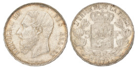 No reserve - Belgium. Leopold II. 5 Francs. 1876.
M. 163. 25,05 g. AU. Dit kavel wordt geveild zonder minimumprijs.