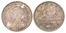 No reserve - Canada. British dominion. George V. Dollar. 1935.
Beautiful toning. Cleaned. 23,39 g. XF. Dit kavel wordt geveild zonder minimumprijs.