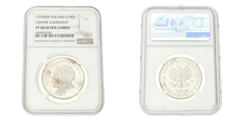 No reserve - Poland. 100 Złotych - Ludwik Zamenhof. 1979.
NGC Graded: 6635053-0...