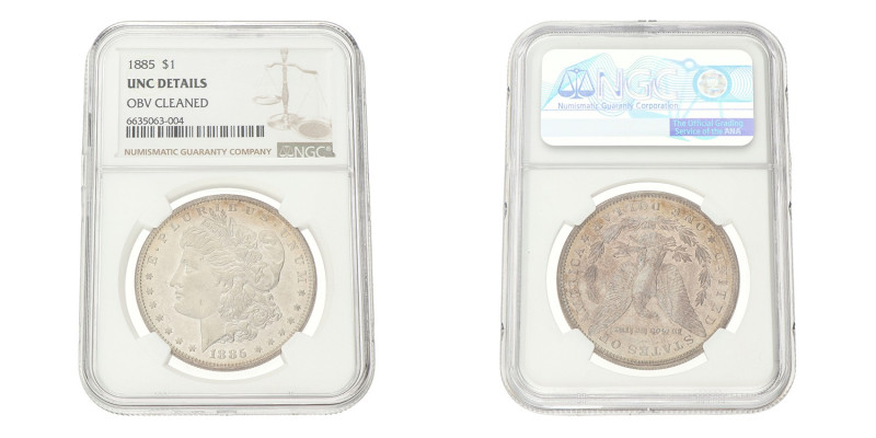 No reserve - USA. Philadelphia. Morgan Dollar. 1885.
NGC Graded: 6635063-004 OB...