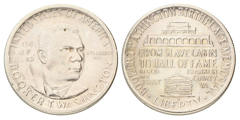 No reserve - USA. San Francisco. Half Dollar - Booker T. Washington. 1946 S.
12...