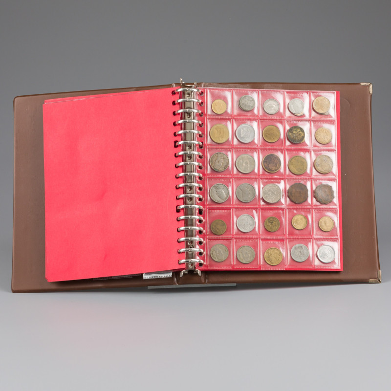 No reserve - World. Mostly Arabic coins. Album. 19th & 20th century.
F - AU. Di...