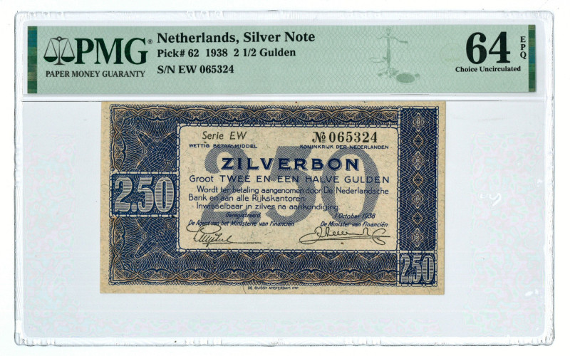 No reserve - 2½ gulden 1938. - UNC.
UNC. Dit kavel wordt geveild zonder minimum...