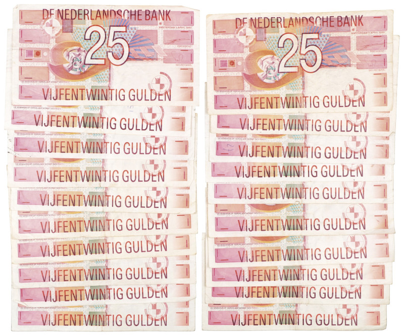 No reserve - Lot 20 bankbiljetten. - Fraai / Zeer Fraai.
Fraai / Zeer Fraai. Di...