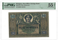 No reserve - Hungary. 20 korona. banknote. Type 1919. - About UNC.
About UNC. Dit kavel wordt geveild zonder minimumprijs.