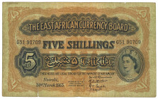 No reserve - Kenia. 5 shillings. banknote. Type 1953. - Fine.
Fine. Dit kavel wordt geveild zonder minimumprijs.