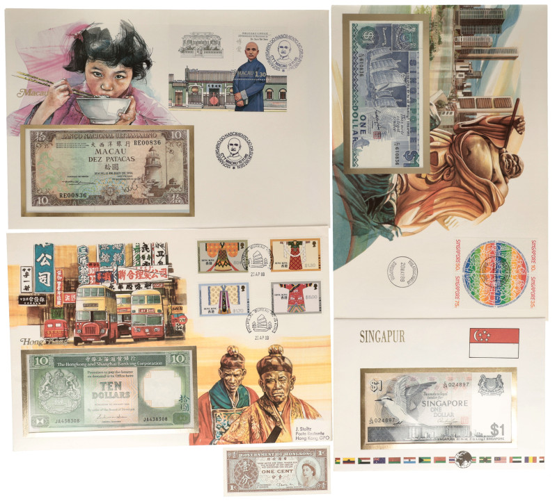 No reserve - Asia mix. lot 5 banknotes. Type ND. - UNC.
UNC. Dit kavel wordt ge...