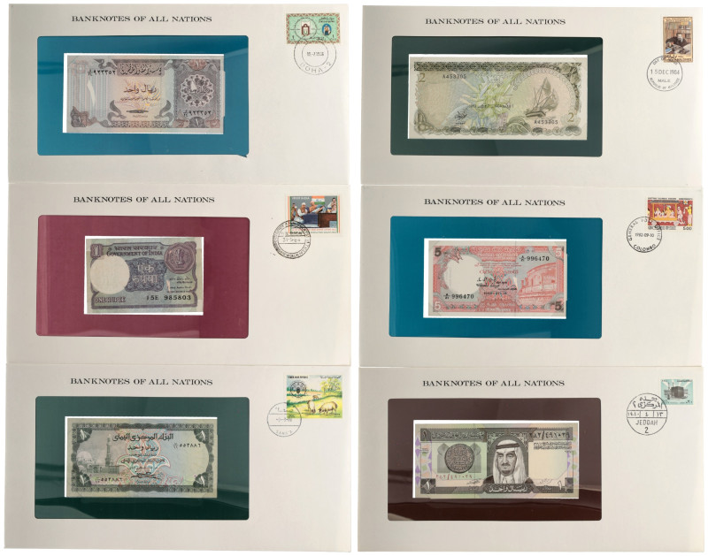 No reserve - Asia mix. lot 6 Banknotes. Type ND. - UNC.
UNC. Dit kavel wordt ge...