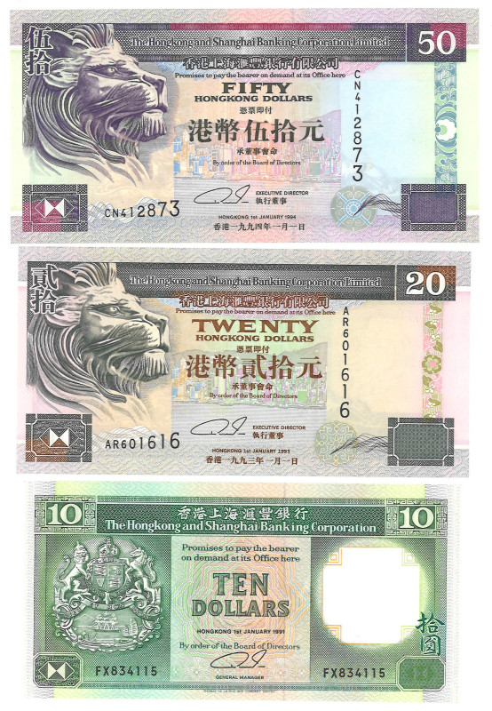 No reserve - China. lot 3 banknotes. Type 1993/1994. - UNC.
UNC. Dit kavel word...