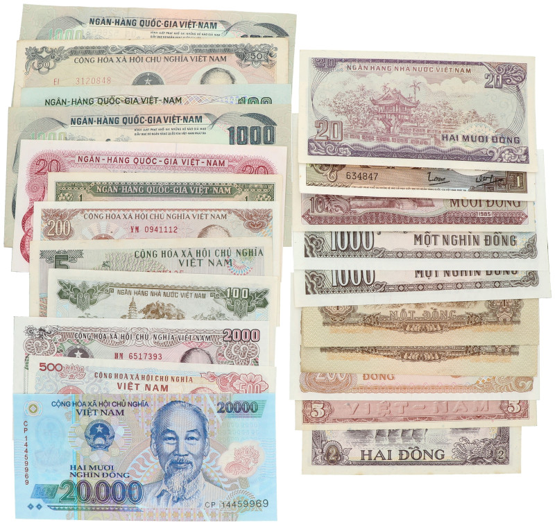 No reserve - Vietnam. lot 22 banknotes. Type ND. - UNC.
UNC. Dit kavel wordt ge...