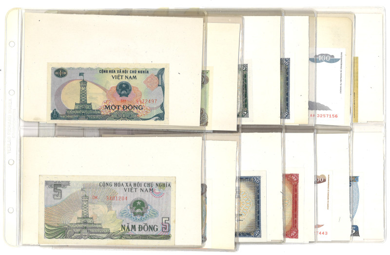 No reserve - Lot 24 banknotes from all over the world. - Very fine – UNC.
Very ...