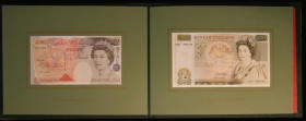 Bank of England Kentfield &pound;50, 1st and last pair in presentation pack, C113, serial numbers A01 and E30 999779, UNC
Estimate: 140-200