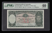 Australia 1 Pound (1942) Armitage and McFarlane George VI at right Pick 26b EF and graded PMG 40 Extremely Fine
Estimate: 60-80