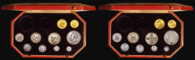 Proof Set 1911 Short Set an assembled set comprising Sovereign, Half Sovereign, Halfcrown, Florin, Shilling, Sixpence and Maundy, (10 coins) the Maund...