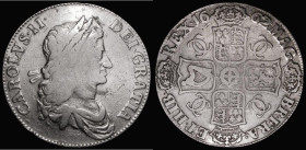 Crown 1662 No Rose below bust, No date on edge, ESC 18, Bull 347 VG, the reverse slightly better
Estimate: 200-250