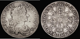 Crown 1671 Third Bust ESC 43, Bull 386 VG or better with some haymarking
Estimate: 200-250