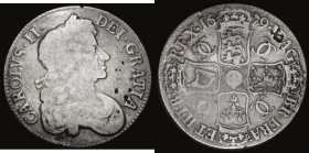 Crown 1679 TRICESIMO PRIMO edge Third Bust, ESC 56,. Bull 403 VG the reverse slightly better with a test cut on the edge
Estimate: 40-80