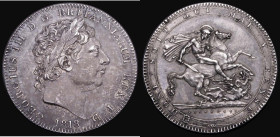 Crown 1818 LVIII ESC 211, Bull 2005, VF toned, with some heavier contact marks on the rim by the N of BRITANNIAR suggesting possibly once mounted
Est...
