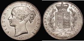 Crown 1847 Young Head, FT for ET on edge ESC 286, Bull 2568, GVF/NEF once cleaned, with some scratches, rated R2 by Bull
Estimate: 200-350