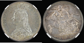 Crown 1887 ESC 296, Bull 2585 attractively toned, in an NGC holder and graded MS62
Estimate: 150-200
