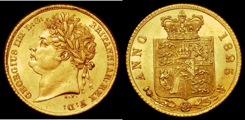 Half Sovereign 1825 Marsh 406, S.3803 GEF and lustrous with some contact marks
...