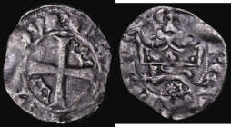 Anglo-Gallic Double Leopard Edward III (1317-1355) Obverse Crown over Leopard with 6 lobed mullet below, Reverse: Cross with crown in two angles, Boud...