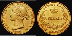 Australia Half Sovereign 1865 Sydney Branch Mint, Marsh 390, Good Fine for wear, brushed with many hairlines
Estimate: 300-450