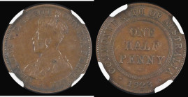 Australia Halfpenny 1923 KM#22 NGC VF35 BN, the key date of the series
Estimate: 600-800