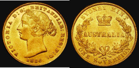 Australia Sovereign 1866 Sydney Branch Mint, Marsh A371 GVF/NEF and lustrous with some contact marks
Estimate: 650-750