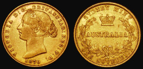 Australia Sovereign 1870 Sydney Branch Mint, Marsh A375 Good Fine
Estimate: 350-450