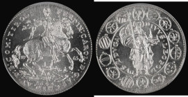 Austria Two Ducats 1642 (1963 Silver Restrike) X#M29a in a PCGS holder and graded MS68
Estimate: 10-30